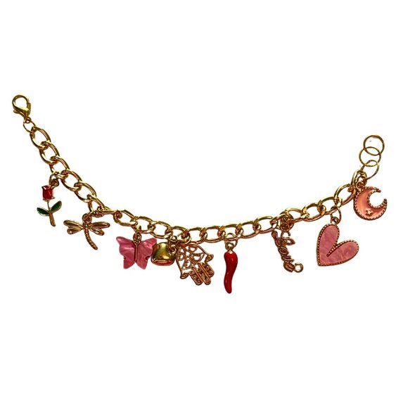 Pink Charm Bracelet - Picture 4 of 6